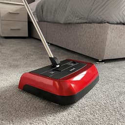 Handmatige Tapijtveger met Instelbare Hoogte voor Tapijt en Harde Vloeren — thumbnail 4