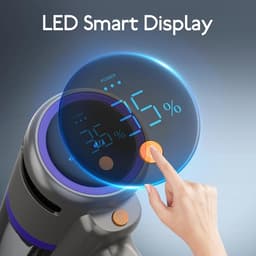 Draadloze Stofzuiger met Hoge Zuigkracht en Smart Display — thumbnail 2
