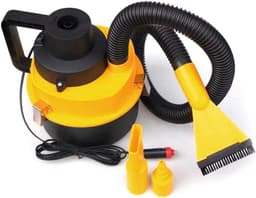Autostofzuiger - Handstofzuiger - Auto Reinigen - 2300 PA Zuigkracht - 12 Volt - Geel — thumbnail 1