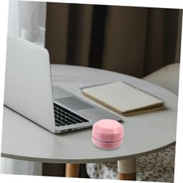 Mini Stofzuiger - Draagbare Desktop Reiniger - Bureau Schoonmaken - Compact En Lichtgewicht - 8.5x8.5x6.3CM - Roze — thumbnail 3