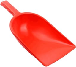 Stofblik Bureau - Plastic Handpan - Huishoudelijk Gebruik - Dieper Concaaf Ontwerp - 35 x 19 cm - Rood — thumbnail 1