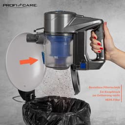 Draadloze 2-in-1 Stofzuiger - Hand- en Bezemstijl - Eco Cycloon Technologie - Krachtig en Flexibel — thumbnail 2