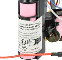 Stofzuiger Accu - Vervangende Batterij - Huis Schoonmaken - Hoge Capaciteit - 144 Volt - Zwart — thumbnail 2