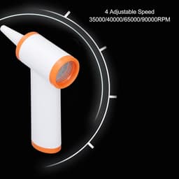 Mini Jet Blower - Luchtblazer Stof - Apparaten Reinigen - 90.000 RPM Snelheid - Compact Formaat - Zwart — thumbnail 3