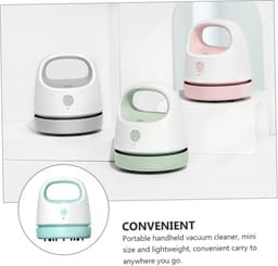 Tafelstofzuiger - Mini stofzuiger - Bureau schoonmaken - USB oplaadbaar - 9.9 cm - Blauw — thumbnail 4