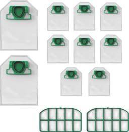 Accessoirepakket voor Vorwerk Kobold VK200 - Stofzuigerzak Vervanging FP200 [Set 10] Motorfilter Vervanging FL-M200 [Set 2] — thumbnail 1