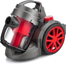 Nexvo® Steelstofzuiger met snoer - Steelstofzuiger - Stofzuiger - Grijs/Rood - ‎35cm x 27cm x 41cm — thumbnail 2