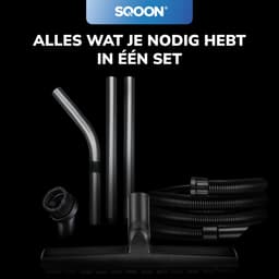 SQOON® Serviceset stofzuiger 38mm geschikt voor Numatic - Compleet vervangingsset - Ideaal voor harde vloeren, fijnstof en algemeen schoonmaakwerk — thumbnail 5