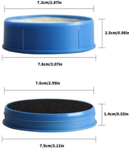 3-delige filterset Geschikt voor AEG 6000/7000/ASKW5 stofzuigeraccessoires — thumbnail 4
