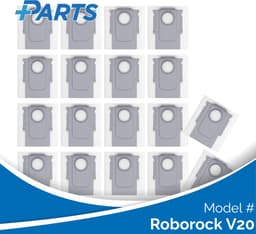Roborock V20 Stofzakken (18 Stuks, Plus.Parts® alternatief voor 8.02.0239) — thumbnail 1