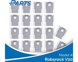Roborock V20 Stofzakken (18 Stuks, Plus.Parts® alternatief voor 8.02.0239)