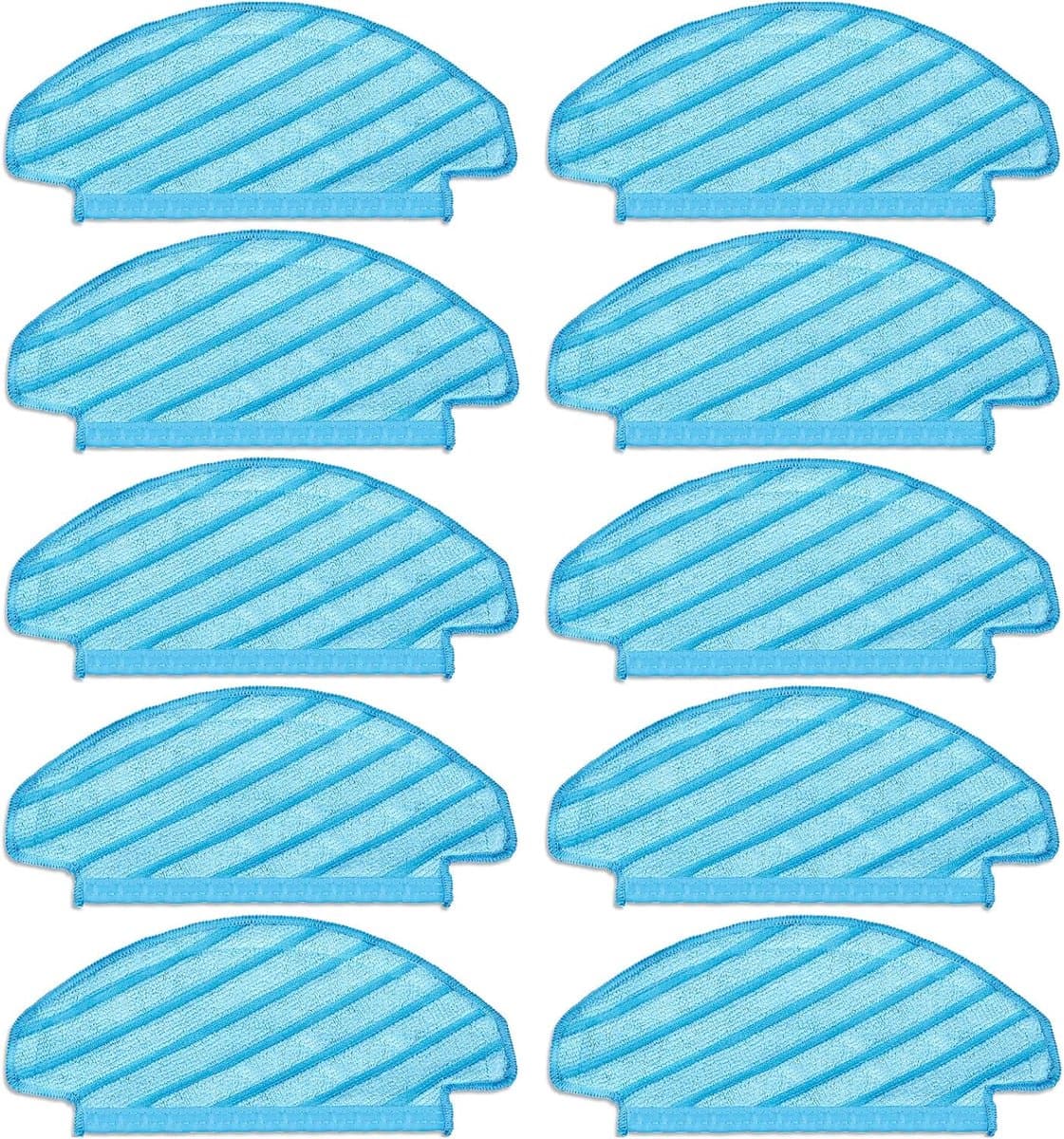 (10 stuks) N10 Wasbare herbruikbare dweilpads geschikt voor ECOVACS DEEBOT OZMO N10/ N10 Plus/ T8/ T8+/ T8 AIVI/ T9/ T9 MAX Stofzuiger, dweildoek, duurzame reinigingsdoekjes — afbeelding 1