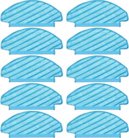 (10 stuks) N10 Wasbare herbruikbare dweilpads geschikt voor ECOVACS DEEBOT OZMO N10/ N10 Plus/ T8/ T8+/ T8 AIVI/ T9/ T9 MAX Stofzuiger, dweildoek, duurzame reinigingsdoekjes — thumbnail 1