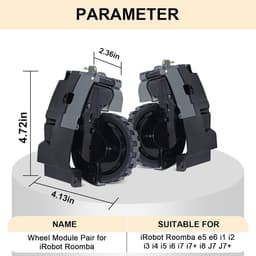 Geschikt voor Linker- en rechteraandrijfwielmodulepaar compatibel met iROBOT Roomba i7 i7+ i8 i3 i6+/Plus E5 E6 E7 J7 J7+ J6+ Stofzuiger Vervangende onderdelen Accessoires — thumbnail 2
