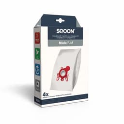 SQOON® Stofzuigerzakken Geschikt voor Miele FJM Series – Vervangt Model 9917710 – High Filtration voor Optimale Stofopname en Hygiëne - (SQ02) - 4 Stuks — thumbnail 3
