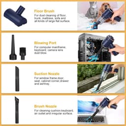Lexium Kruimeldief snoerloos – Kruimeldief met steel – Nat&Droog – Handstofzuiger – Extreme zuigkracht – Kruimeldief snoerloos – Kruimelzuiger – Jouw ultieme schoonmaakpartner – Kruimelzuiger – Autostofzuiger – Handstofzuiger - Draadloos — thumbnail 4