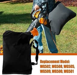 Leaf Collection Tas voor Blower en Stofzuiger - Set van 2 - Vervangingsmodels: WG500, WG501, WG502, WG505, WG508, WG509 — thumbnail 5