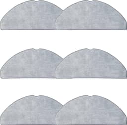 6 stuks Mopdoeken - Geschikt voor Eufy G50 Hybrid (SES) - L60 Hybrid (SES) - L60 - L60 SES - L50 - L50 SES - 273*116mm - Onderdelen - voor robotstofzuiger - grijs — thumbnail 1