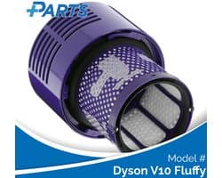 Dyson V10 Fluffy Filter (Plus.Parts® alternatief voor 969082-01)