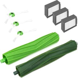 kwmobile reserveonderdelen compatibel met iRobot - Set van 8 - Geschikt voor Roomba e5, i7 en i7+ met 3 filters, 3 zijborstels en 2 hoofdborstels — thumbnail 1