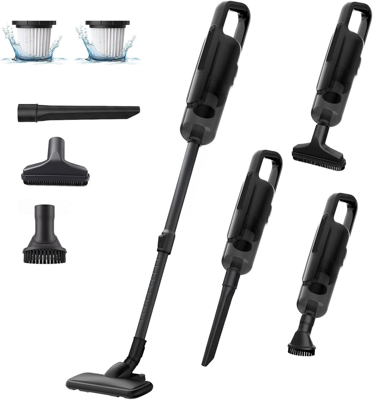 Draadloze Stofzuiger - Licht - 1,25 kg - HEPA-filter met Cycloonzuiging - Voor Huishoudelijk Gebruik — afbeelding 1