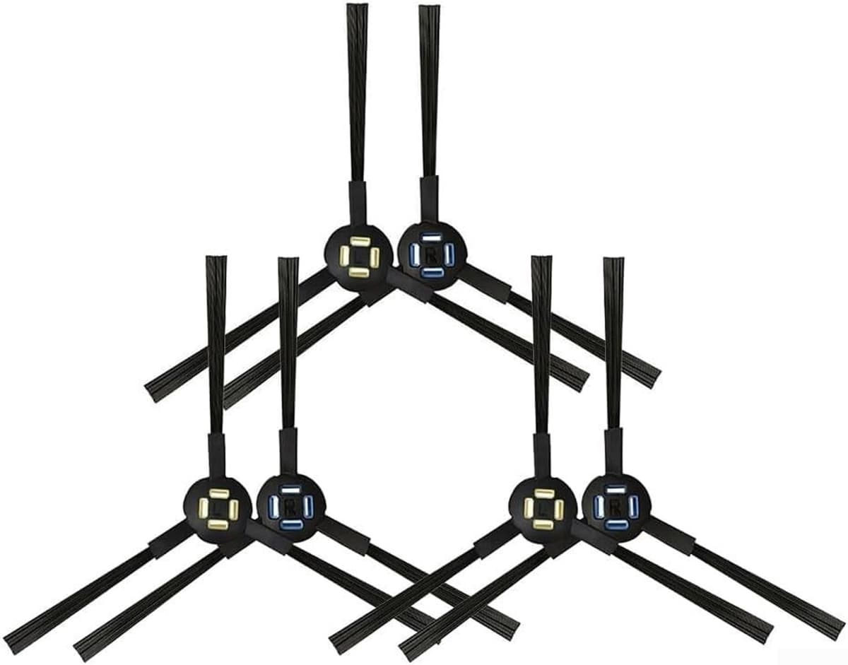 Zijborstels voor robotstofzuiger - 6 stuks - Geschikt voor A10 — afbeelding 1