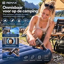 CL CHLIN REMAX 3-in-1 Turbo Fan – Elektrische Luchtblazer, Handstofzuiger & Luchtpomp – 180.000 RPM – 100 Standen – 8000 mAh – 100W – 265 g — thumbnail 2