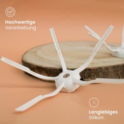 Geschikt voor Roborock S7 Serie - Geschikt voor S7, S7+, S7 MaxV, S7 MaxV Plus, S7 MaxV UltraMop robot accessoires- Zijborstel (2 stuks, wit) - Mop robot accessoires — thumbnail 3