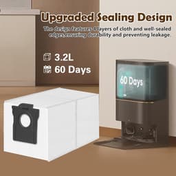 12 stuks stofzakken geschikt voor Dreame L40/AE/A/L10/L50/L20/L40s/L10s Ultra Gen 3 — thumbnail 5
