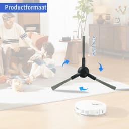 Vervangende Zijborstels voor L10s Ultra Gen 2/L10s Pro Ultra Heat/L40s Ultra CE/L40s Ultra AE/L10s Pro Ultra /L20 Ultra /X30 Ultra/Mova E30 Ultra Stofzuiger — thumbnail 5