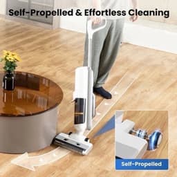 Vloerreiniger – Nat- En Droogreiniger – Schrobmachine – Zuigfunctie – Zelfreiniging – 650 Ml Waterreservoir – 550 Rpm Borstel — thumbnail 3