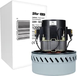 Sillar, stofzuigermotor 1200W H167 - 2-turbine - vervanging - geschikt voor industriele stofzuiger Karcher PUZZI NT Philips TRIATHLON Rowenta Bosch Starmix - 220V - 50/60Hz — thumbnail 1