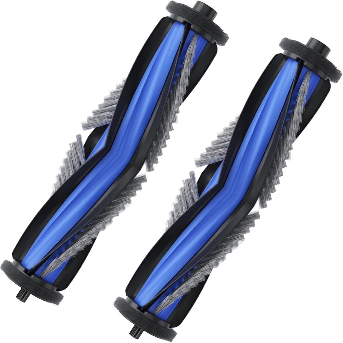 2-Pack Vervangende Onderdelen Hoofdborstel Geschikt voor Ecovacs T80 Robotstofzuiger, Anti-klit Rolborstel, Multifunctionele Rubberen Borstel Accessoires — afbeelding 1