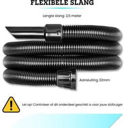 Somstyle Accessoires Set Geschikt voor Numatic 32 MM - Vervangende Stofzuiger Onderdelen - Zwart / Zilverkleurig — thumbnail 4