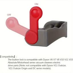 17Parts Trigger Lock Schakelaar – Geschikt voor Dyson V6 / V7 / V8 / V10 / V11 / V15 – Aan/Uit Vergrendeling – Power Button Lock – Stofzuiger Schakelaar Accessoire — thumbnail 3