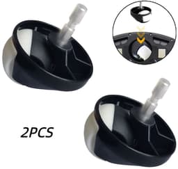 Voorwiel - 2 Stuks - Geschikt voor iRobot Roomba 500, 600 Serie Stofzuiger - Silent Wheel - Accessoires - Reserveonderdelen - Reservewiel — thumbnail 1