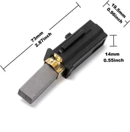 Gelijkwaardige aan origineel, Koolborstel TBV geschikt voor Numatic set a 2 stuks 11x6.1 (230240) Henry - Hetty vanaf 2004 — thumbnail 4