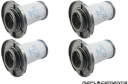 Replacements® set van 4 filters geschikt voor de Rowenta X-Force - Vervangt ZR009006 — thumbnail 1