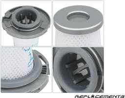 Replacements® set van 4 filters geschikt voor de Rowenta X-Force - Vervangt ZR009006 — thumbnail 2