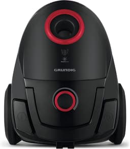 PowerClean Pro 800W Stofzuiger met Zak – 2.1L Capaciteit, Telescopische Metalen Buis, Stil 80dB, EPA E12 Filter, 7.5m Actieradius, Inclusief Kierenzuigmond & Meubelborstel – Zwart/Rood — thumbnail 2