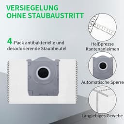 Cosensi - Accessoireset voor robotstofzuiger: 14-delig, hoofdborstel, mopreinigingsrol, filters, zijborstels, stofzakken — thumbnail 2