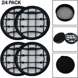 OIMG 4 stuks HEPA-filter vervangingsfilters geschikt voor VC7000/8000 Serie XC7053 XC7055 XC7057 XC8055 XC8057 XV1681/01 draadloze stofzuigers, schuim - en inlaatfilters - wasbaar en herbruikbaar — thumbnail 4