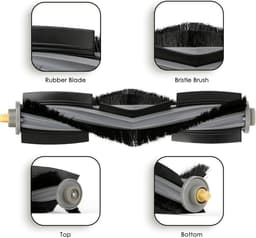 Robotstofzuiger Vervangingsonderdelen geschikt voor ECOVACS DEEBOTX1 Omni / X1TURBO / X1 Plus / T10 Omni Accessoires 2 Rolborstel — thumbnail 4