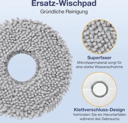 20 stuks Accessoires Ecovacs DEEBOT T20 Omni, T20 e Omni, 1 rubberen hoofdborstel, 4 filters HEPA, 4 schoonmaakdoeken, 6 zijborstels, 4 stofzakken — thumbnail 5