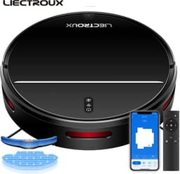 M7S PRO Robot Stofzuiger, Droog en Nat Dweilen Combo, Smart Mapping, WiFi App, 4KPa Zuigkracht, Borstelloze Motor, Werkt met Alexa en Google Assistant, Ideaal voor Huisdierhaar, Tapijt, Harde Vloer — thumbnail 1