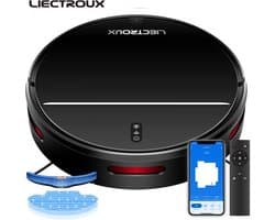 M7S PRO Robot Stofzuiger, Droog en Nat Dweilen Combo, Smart Mapping, WiFi App, 4KPa Zuigkracht, Borstelloze Motor, Werkt met Alexa en Google Assistant, Ideaal voor Huisdierhaar, Tapijt, Harde Vloer