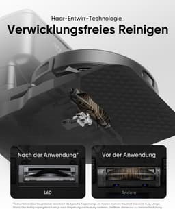 eufy Clean L60 Robotstofzuiger met Zelflegende Station - Robot Vacuum Cleaner - 5000Pa Zuigkracht - IPath Laser Navigatie — thumbnail 4