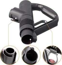Pistoolgreep - Handgreep geschikt voor Dyson DC19 / DC23 / DC26 / DC29 / DC32 / DC36 / DC37 - Handgreep Accessoires - Compatibel met originele modellen - Grijs — thumbnail 5