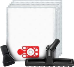 20x Dparts NVM-1CH stofzuigerzakken - 1x parketborstel - 1x plumeau - geschikt voor Numatic - past op elke Henry en Hetty stofzuiger - nr. 604015 Hepa-Flo — thumbnail 1