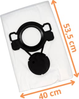 Stofzuigerzak geschikt voor Makita [Set 10] Vervangingszakken P-72899 voor Makita VC2000L VC2010L VC2012L VC2511L VC2512L VC3011L VC3012L VC3511L — thumbnail 3